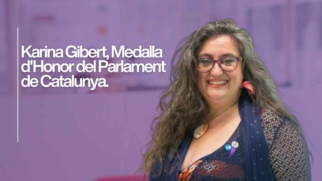 karina gibert, medalla honor parlament